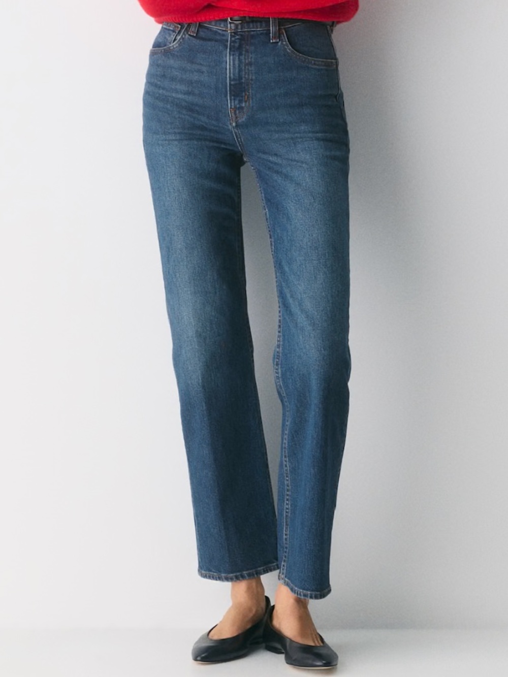 Aritzia Denim Forum The Arlo Hi-Rise Straight Jean